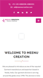 Mobile Screenshot of meenucreation.com